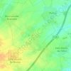 Mapa topográfico Les Mares Pulantes, altitude, relevo