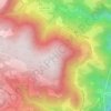 Mapa topográfico Bichl - Colle, altitude, relevo
