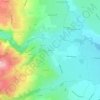 Mapa topográfico Biouze, altitude, relevo