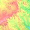Mapa topográfico L'Église, altitude, relevo