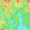 Mapa topográfico Tarrastal, altitude, relevo
