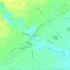 Mapa topográfico Mooreville, altitude, relevo