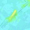 Mapa topográfico L'Île d'Albe, altitude, relevo