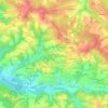 Mapa topográfico Baillargué, altitude, relevo