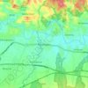 Mapa topográfico Mantingan, altitude, relevo