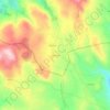 Mapa topográfico Lamachã, altitude, relevo