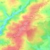 Mapa topográfico Le Grand Chemin, altitude, relevo