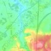 Mapa topográfico Les Guesdons, altitude, relevo