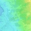Mapa topográfico Vigneau, altitude, relevo