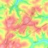 Mapa topográfico Cianorte, altitude, relevo