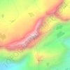 Mapa topográfico Cerro Pirhuata, altitude, relevo