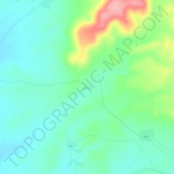 Mapa topográfico Maydan, altitude, relevo