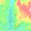 Mapa topográfico Fonte Arcada, altitude, relevo