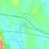 Mapa topográfico Carrascosa del Campo, altitude, relevo