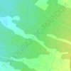 Mapa topográfico Arqueros, altitude, relevo