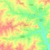 Mapa topográfico Latur, altitude, relevo