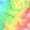 Mapa topográfico Le Pinet, altitude, relevo