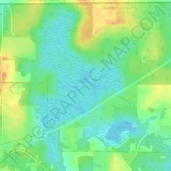 Mapa topográfico Watson Bay, altitude, relevo