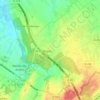 Mapa topográfico La Montoire, altitude, relevo