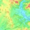 Mapa topográfico Lácar, altitude, relevo