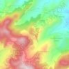 Mapa topográfico Ottabettu, altitude, relevo
