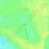 Mapa topográfico Zango III, altitude, relevo