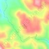 Mapa topográfico El Cinco, altitude, relevo
