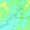 Mapa topográfico Tanjung, altitude, relevo
