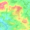 Mapa topográfico West Chiltington, altitude, relevo