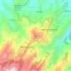 Mapa topográfico Alta, altitude, relevo