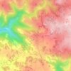 Mapa topográfico Le Nayrac, altitude, relevo