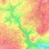 Mapa topográfico Le Louvre, altitude, relevo