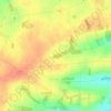 Mapa topográfico Le Buisson Long, altitude, relevo