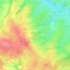 Mapa topográfico Chazeix, altitude, relevo
