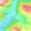 Mapa topográfico Boí, altitude, relevo
