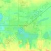Mapa topográfico Bonnyville, altitude, relevo