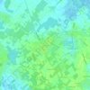 Mapa topográfico Chéray, altitude, relevo