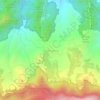 Mapa topográfico Cupunagara, altitude, relevo