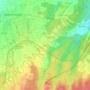 Mapa topográfico Tojeira, altitude, relevo