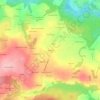 Mapa topográfico Kerioled, altitude, relevo