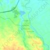Mapa topográfico Cuchareta Baja, altitude, relevo