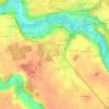 Mapa topográfico Le Bois Joly, altitude, relevo