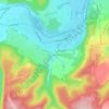 Mapa topográfico Les Essarts Balangier, altitude, relevo