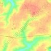 Mapa topográfico Kelstern, altitude, relevo