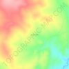 Mapa topográfico Busca-vida, altitude, relevo