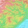 Mapa topográfico Lower Subansiri, altitude, relevo