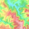 Mapa topográfico Rocheira, altitude, relevo