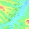 Mapa topográfico Las Paguéres, altitude, relevo