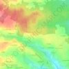 Mapa topográfico Les Petites Forges, altitude, relevo