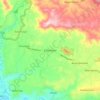 Mapa topográfico Cikembar, altitude, relevo